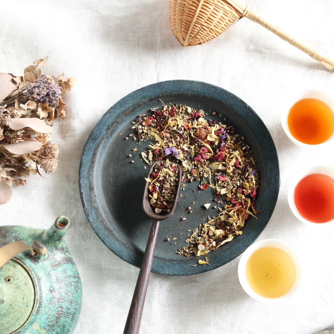 初春に楽しむ、たま茶のブレンドハーブティー